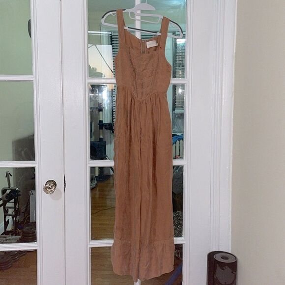 Sancia Soren wide leg cupro straps romper pleated jumpsuit cropped size XS - Picture 5 of 14